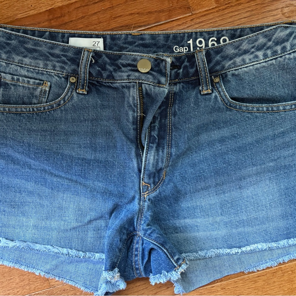 GAP 1969 Light Blue Denim Shorts